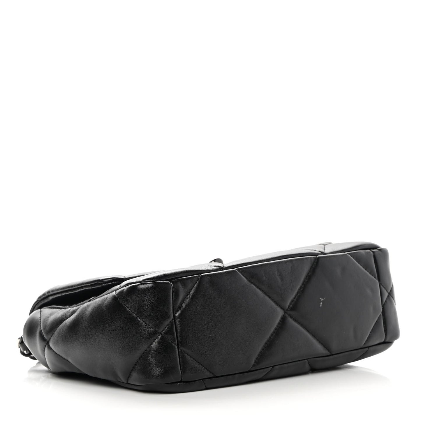 Lambskin Quilted Medium Chanel 19 Flap So Black