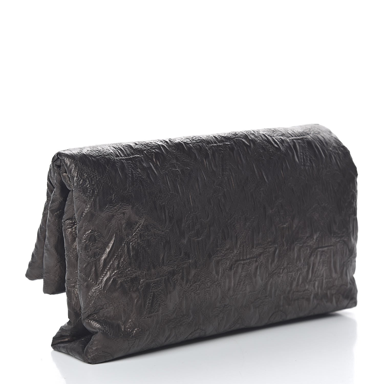 Louis Vuitton Jacquard Quilted Monogram Limelight Clutch PM Black 3 of 11