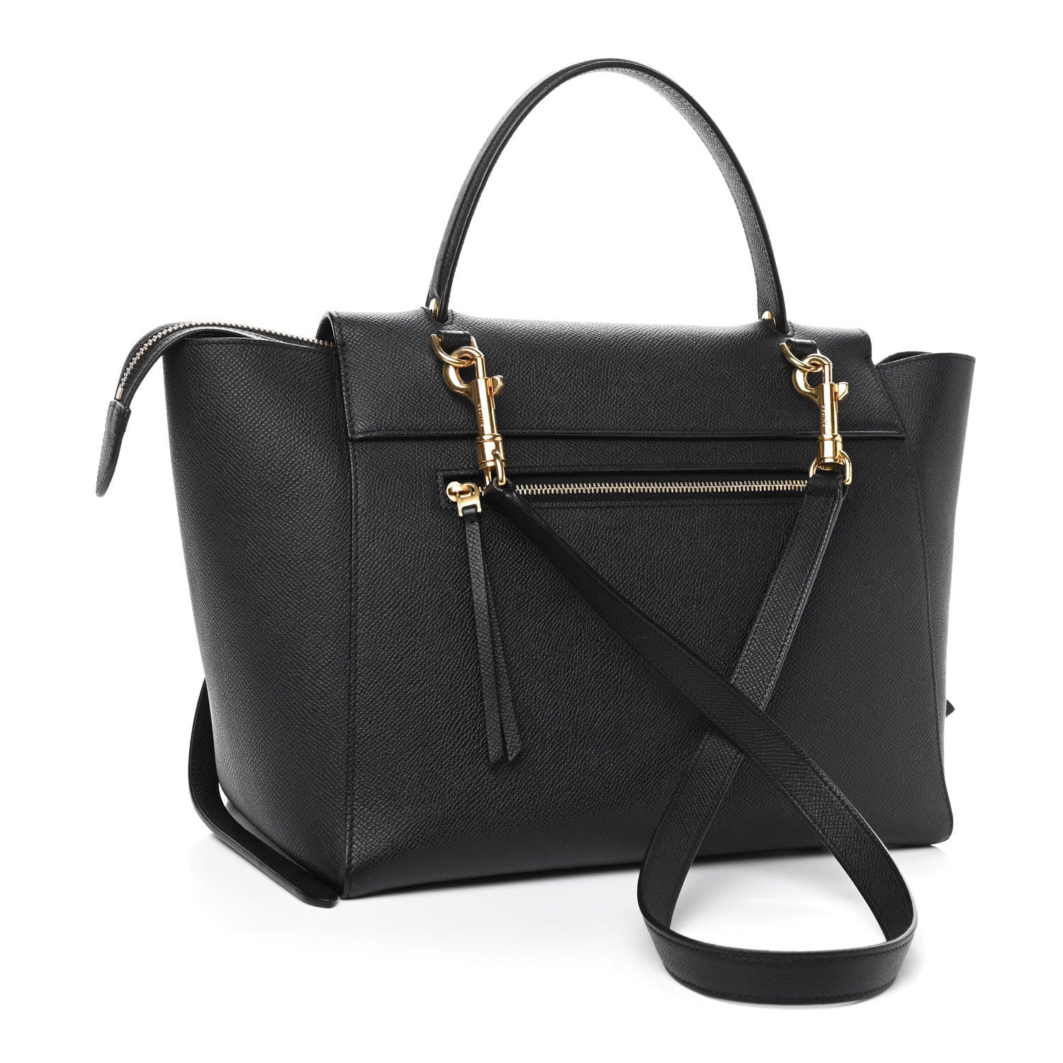 Celine Grained Calfskin Mini Belt Bag Black 3 of 9