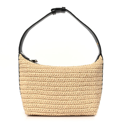 Bottega Veneta Raffia Woven Nappa Intrecciato Mini Wallace Natural Fondant 1 of 11