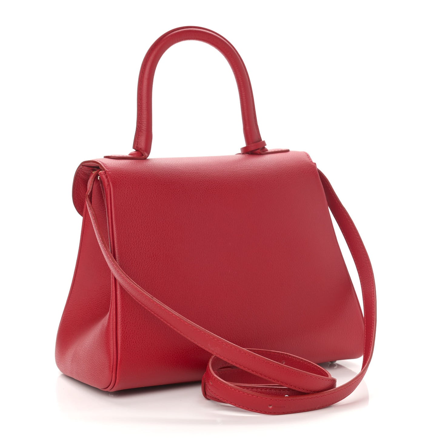 Grained Calfskin PM Brillant Satchel Red