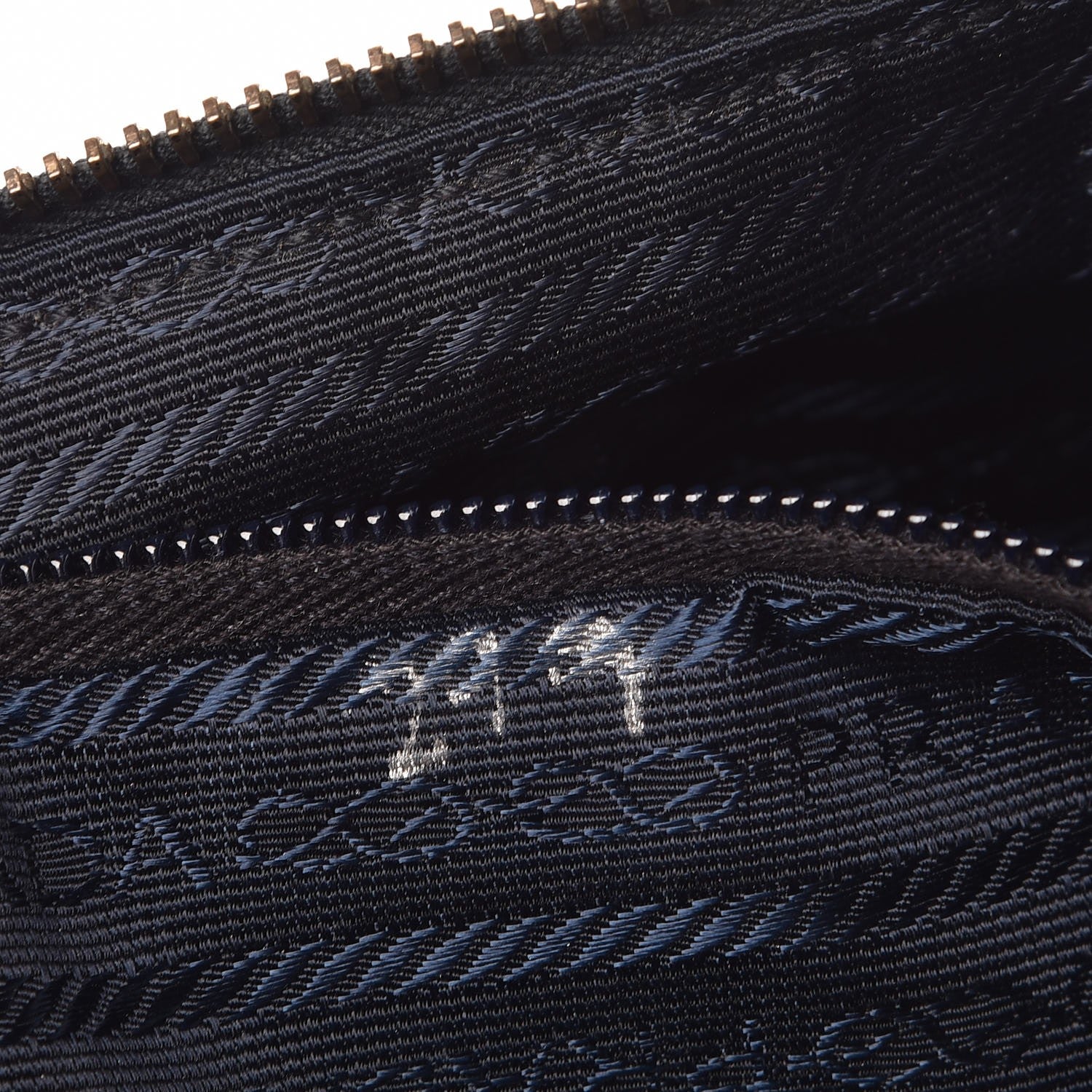 Prada Nylon Tessuto Impuntu Quilted Flap Shoulder Bag Navy 8 of 9