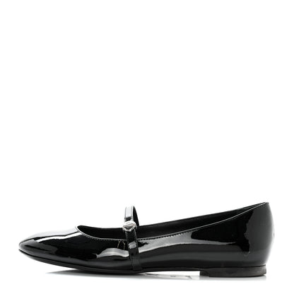 Louis Vuitton Patent Uniformes Ballerina Flat 35 Black 1 of 9