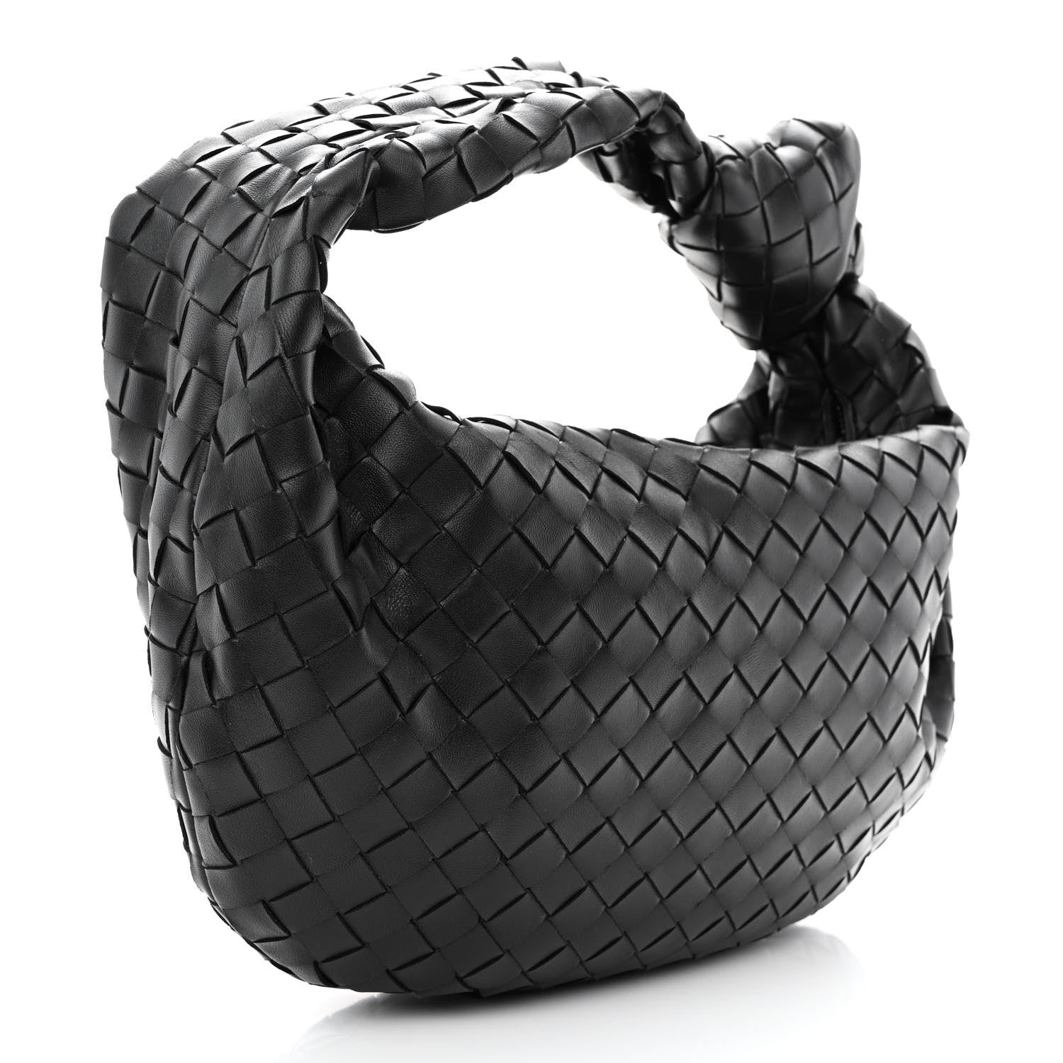 Bottega Veneta Nappa Intrecciato Teen Jodie Hobo Black 3 of 14