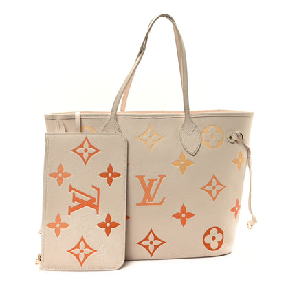 Louis Vuitton Empreinte Monogram Giant Neverfull MM Degrade Neutral 3 of 10