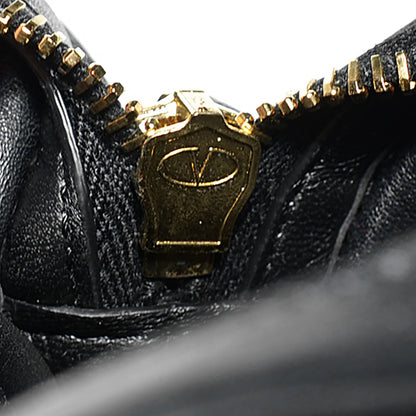 Valentino Garavani Calfskin Small Logo Go Crossbody Bag Black 8 of 8