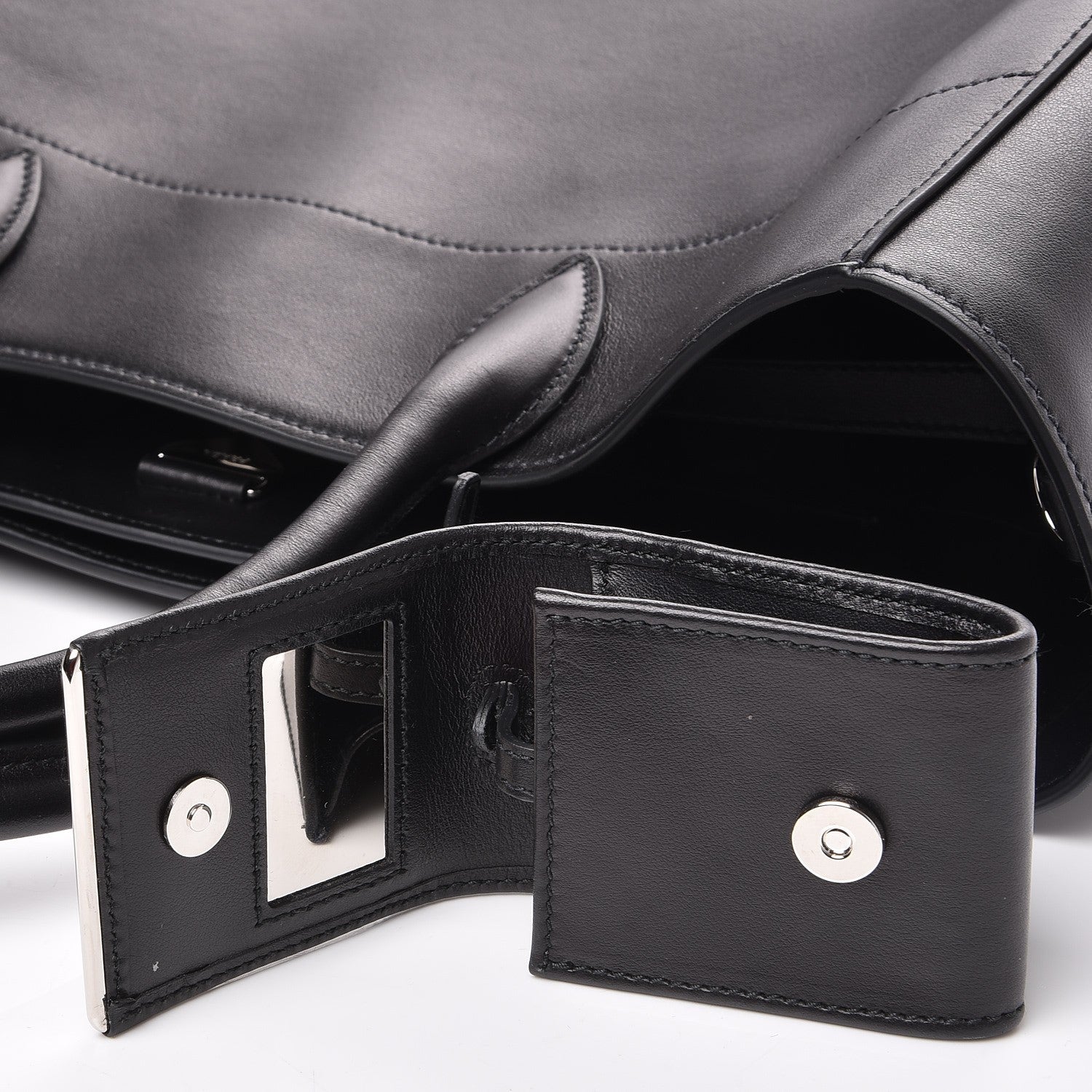 Prada City Calf Tote Nero Black 8 of 8