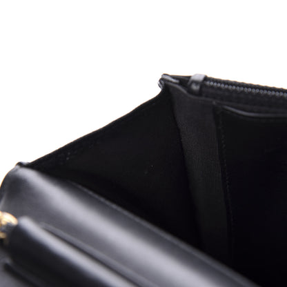 Chanel Caviar Quilted Boy Wallet On Chain WOC Black 12 of 13