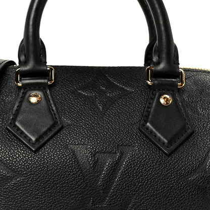 Louis Vuitton Empreinte Monogram Giant Speedy Bandouliere 20 Black 10 of 12