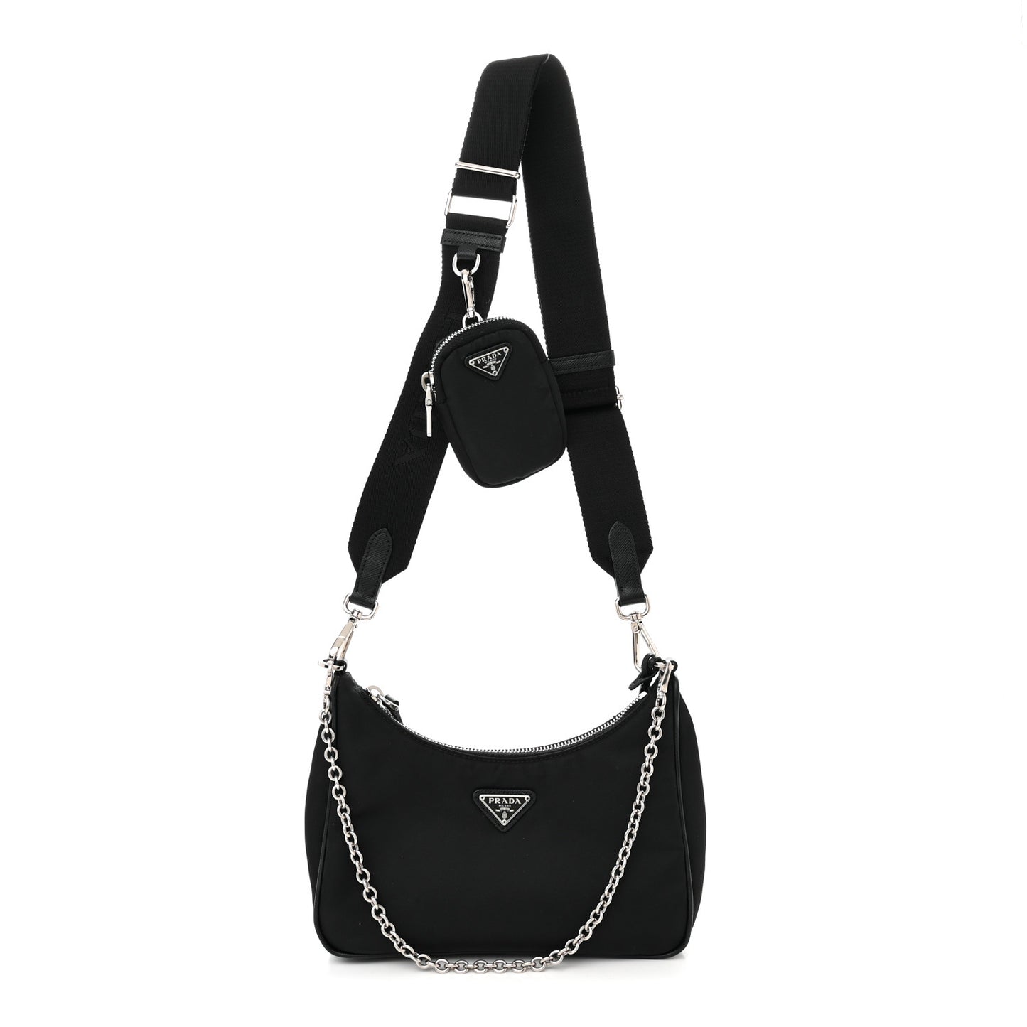 Nylon Re-Edition 2005 Shoulder Bag Black