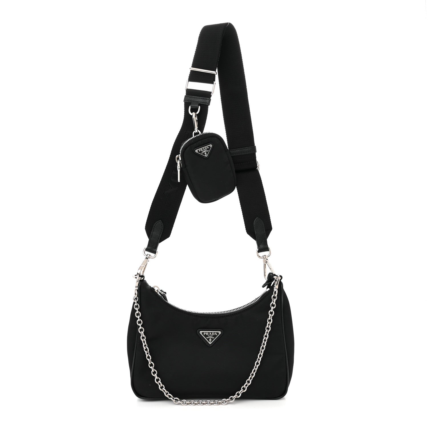 Prada Nylon Re-Edition 2005 Shoulder Bag Black 1 of 11