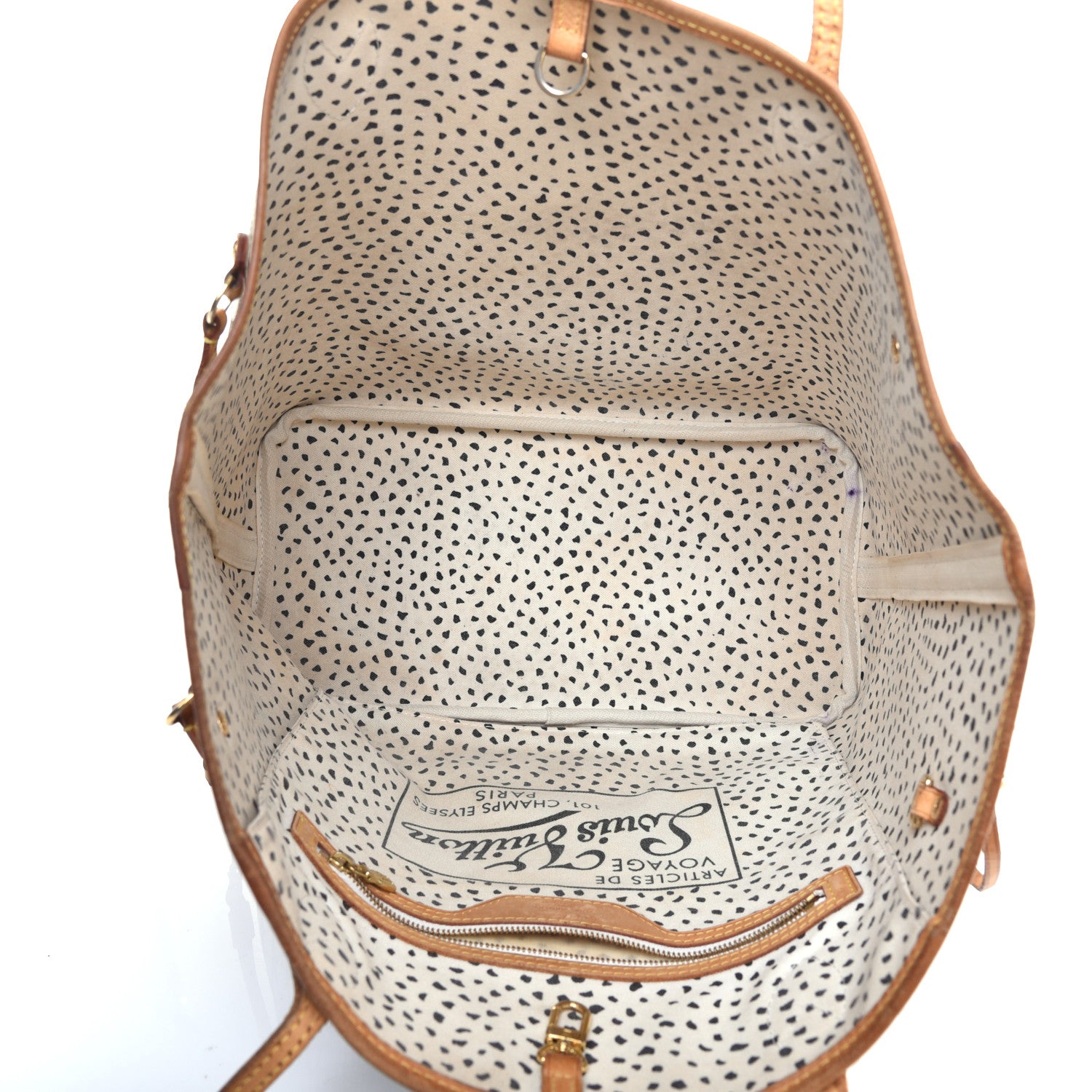 Louis Vuitton Monogram Kusama Waves Neverfull MM White 5 of 9