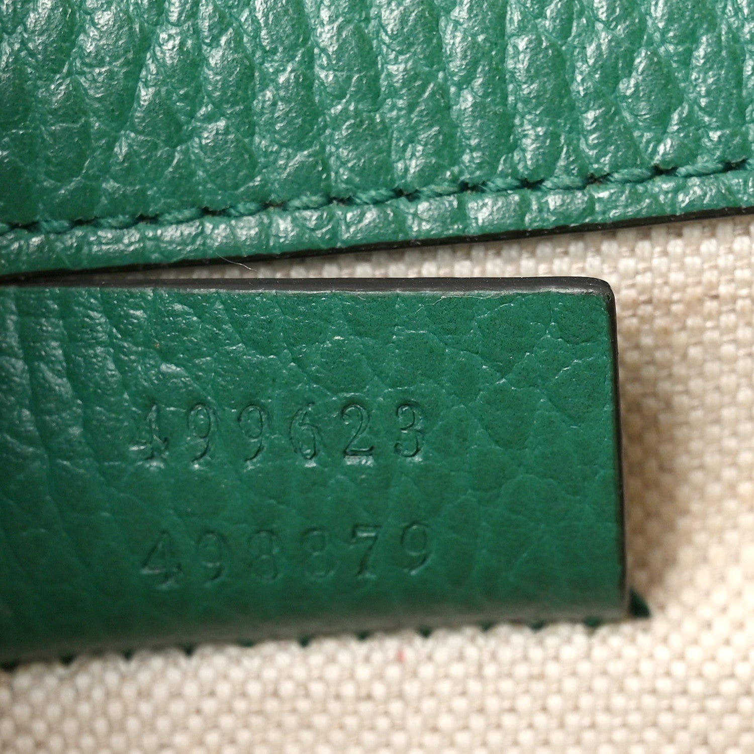 Gucci Dollar Calfskin Enamel Small Dionysus Shoulder Bag Emerald Electric Blue 7 of 11