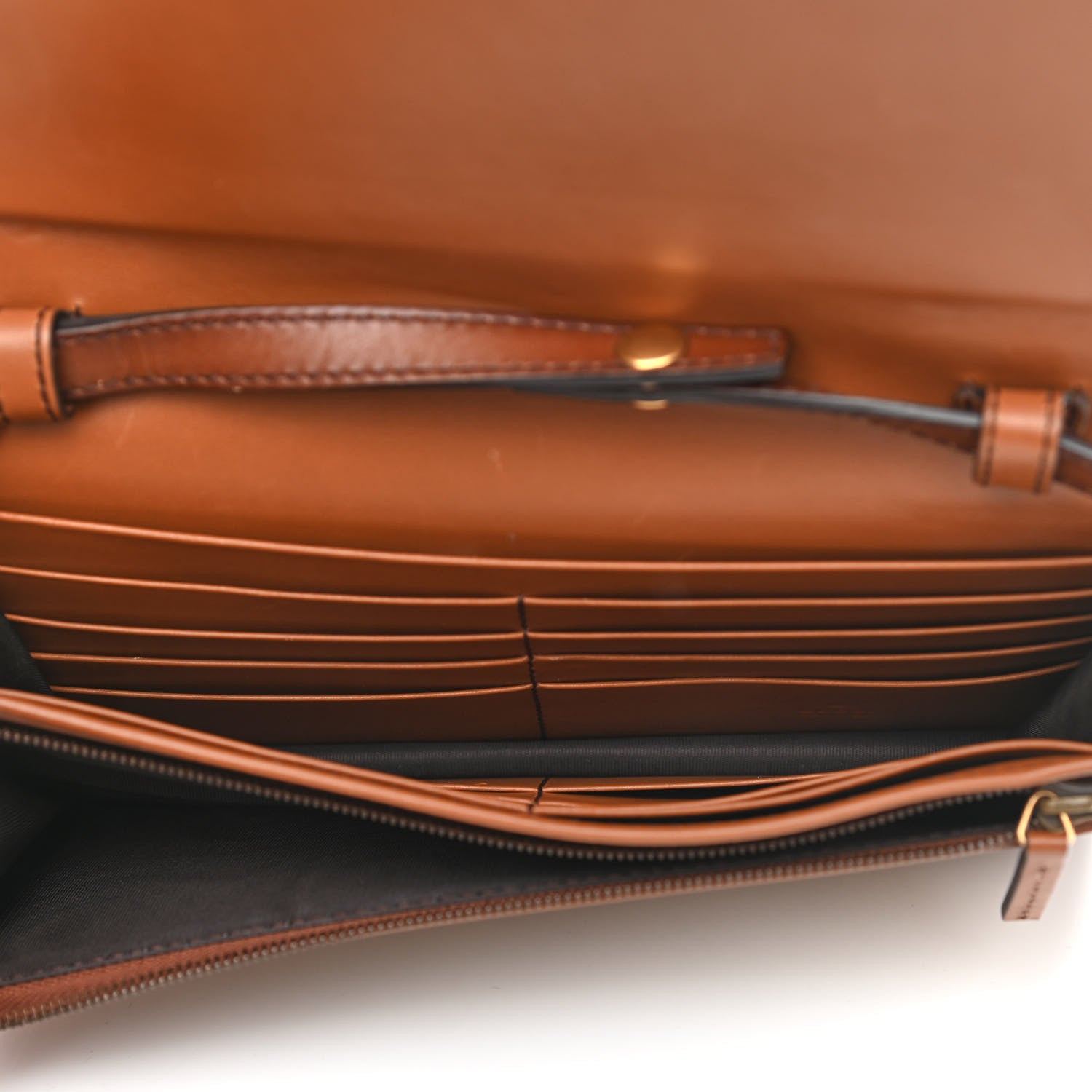 Gucci Monogram Lady Web Convertible Wallet Beige Cuir 5 of 10