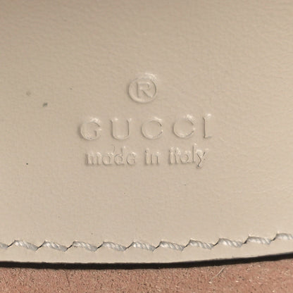 Gucci Calfskin Matelasse Mini GG Marmont 2.0 Bucket Bag White 6 of 9