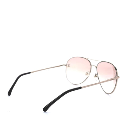Chanel CC Aviator Sunglasses 4189-T-Q Pink 4 of 8