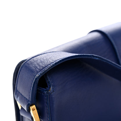 Saint Laurent Calfskin Classic Y Satchel Royal Blue 15 of 17