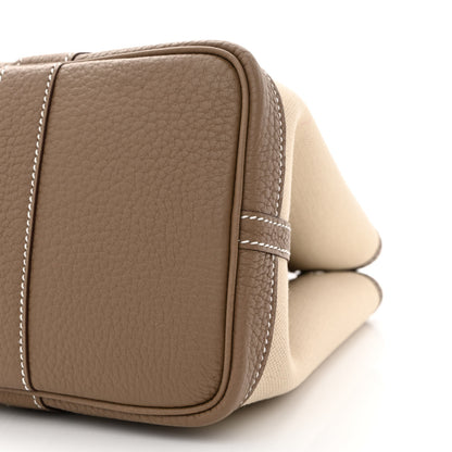 Hermes Twill D Negonda Garden Party 30 TPM Tote Beton Etoupe 10 of 10