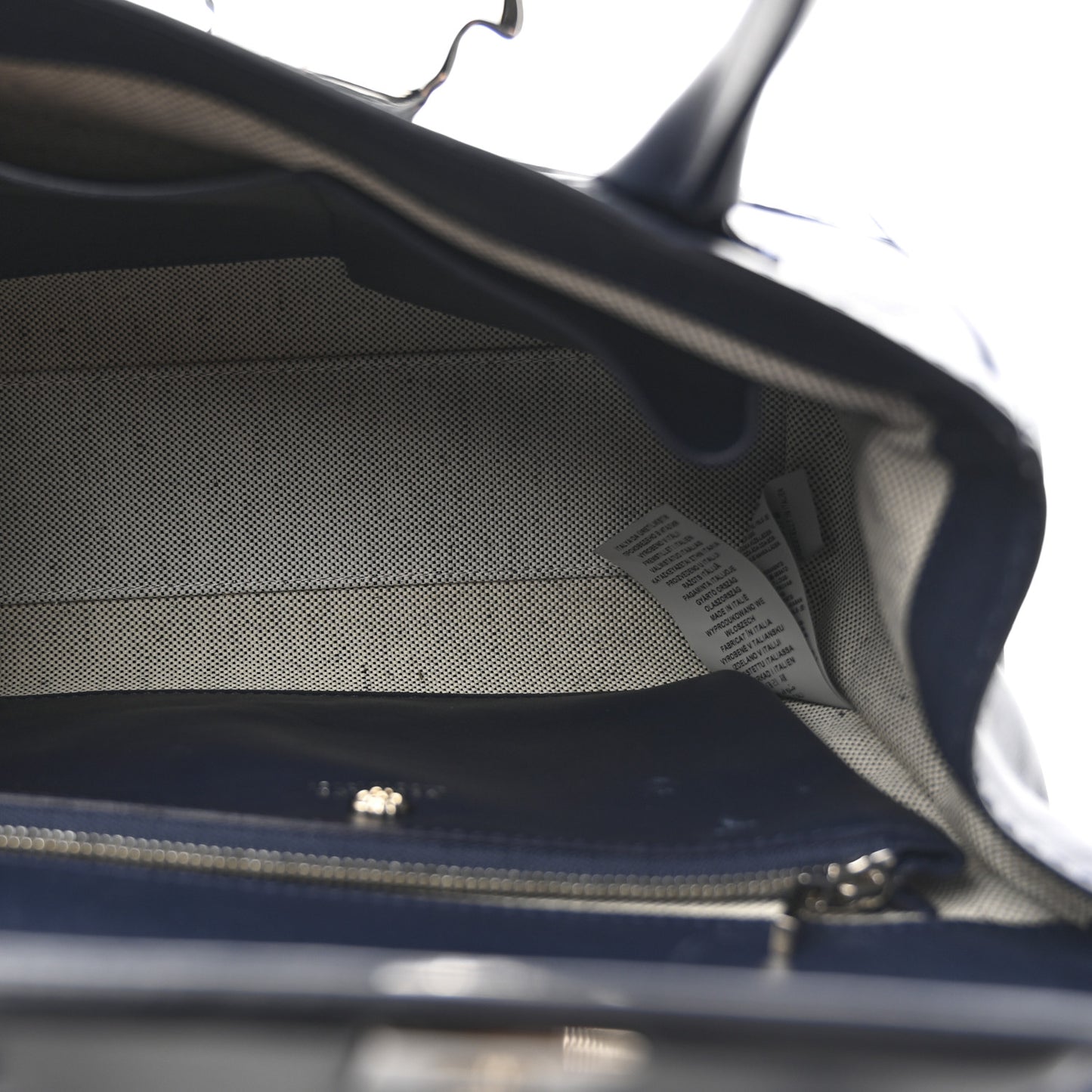 Calfskin Medium Palazzo Empire Bag Navy Blue