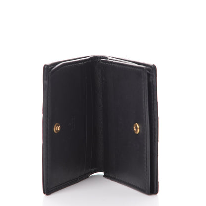 Gucci Calfskin Matelasse GG Marmont Card Case Black 5 of 10