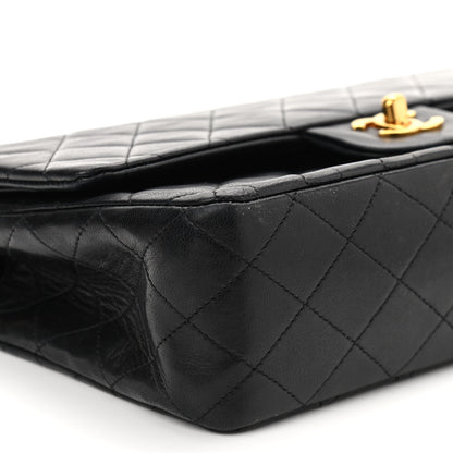 Chanel Lambskin Quilted Medium Double Flap Black 8 of 14