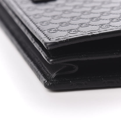 Gucci Microguccissima Crossbody Wallet Black 7 of 9