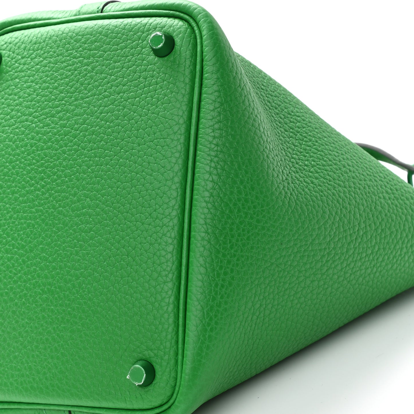 Taurillon Clemence Monochrome Picotin Lock 18 PM Bambou