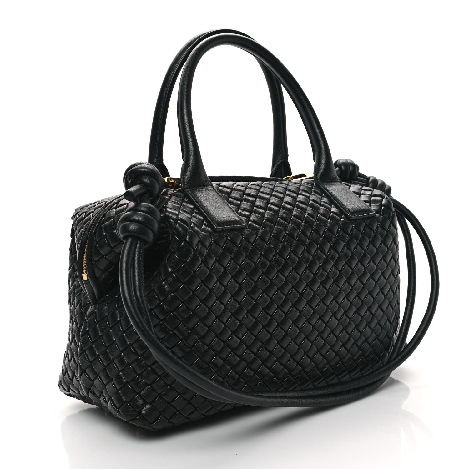 Bottega Veneta Nappa Intrecciato Medium Bauletto Black 3 of 10