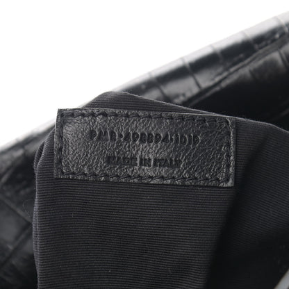 Saint Laurent Calfskin Matelasse Monogram Studded Medium Niki Chain Satchel Black 8 of 12