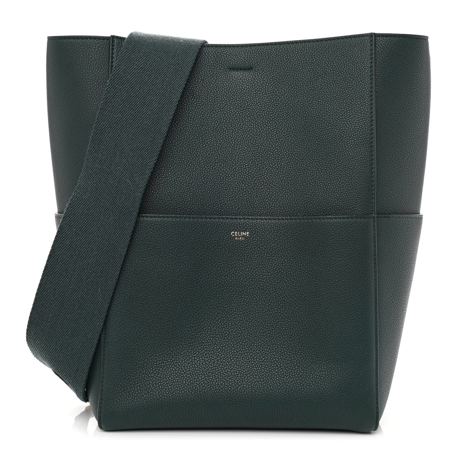 Celine Soft Grained Calfskin Sangle Bucket Bag Amazone 1 of 9