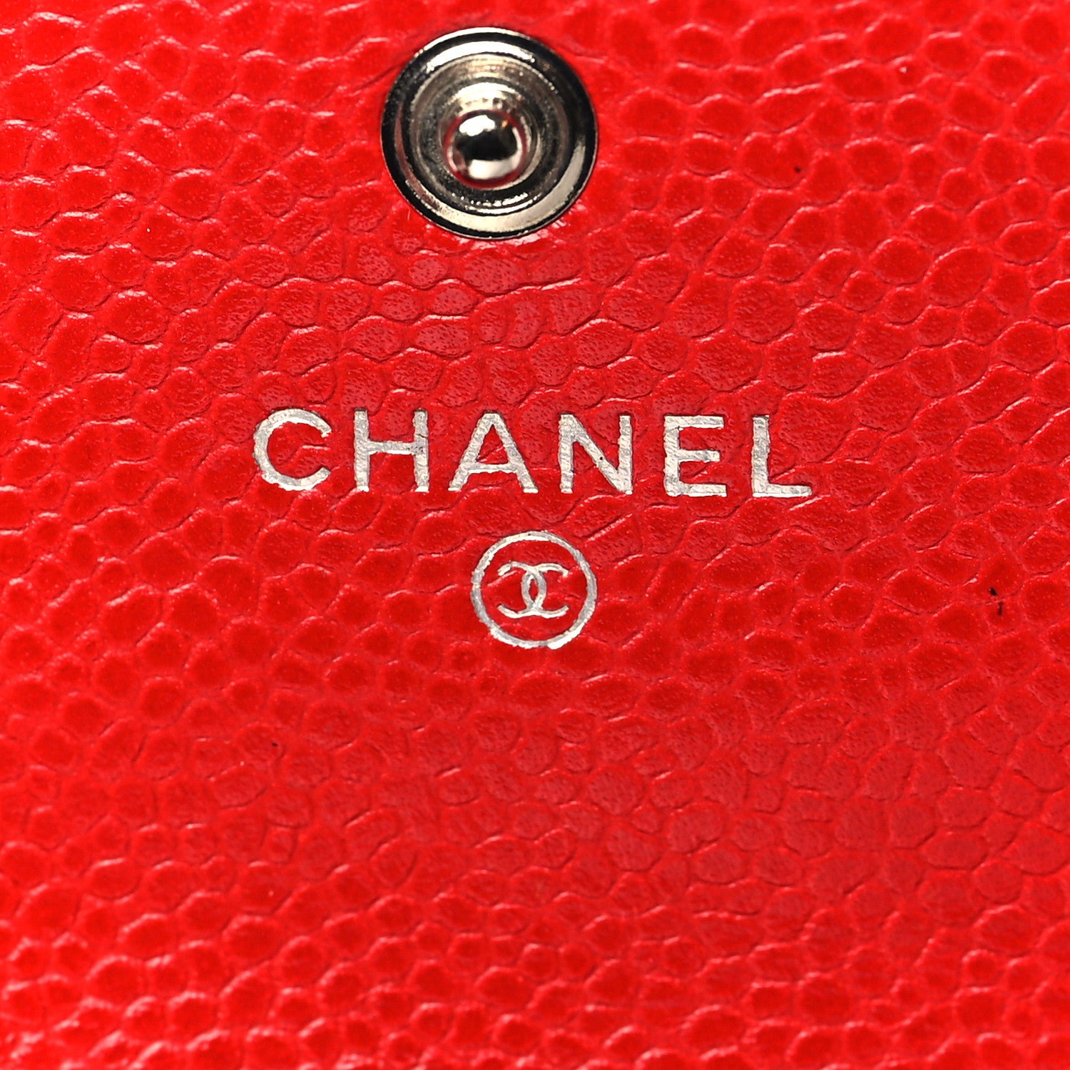 Chanel Caviar Quilted Flap Card Holder Red 6 of 12