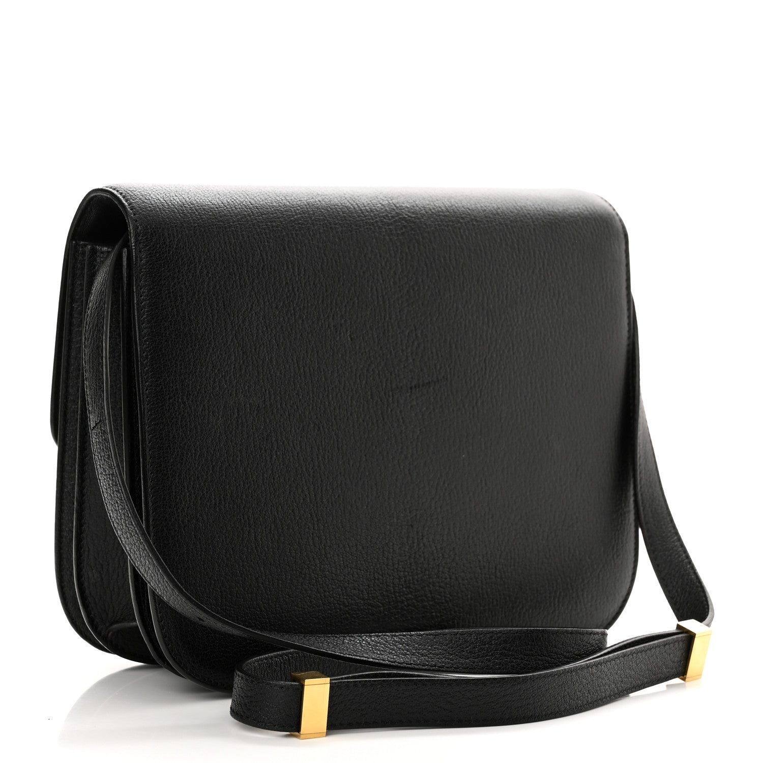 Celine Goatskin Medium Classic Box Flap Bag Black 3 of 10
