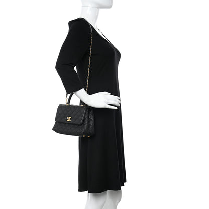Chanel Caviar Quilted Mini Coco Handle Flap Black 2 of 9