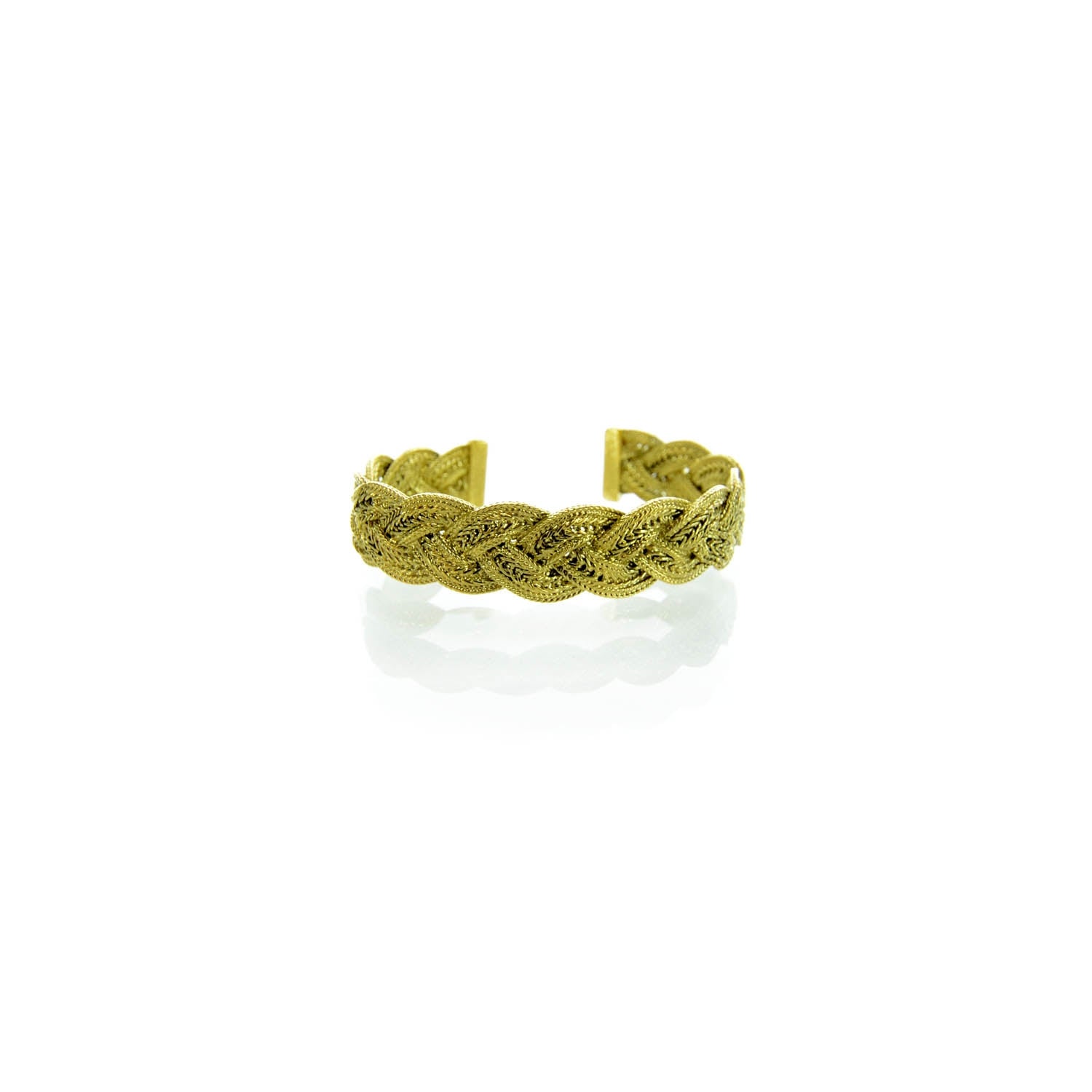 Chanel Braided Cuff Gold 1 of 5
