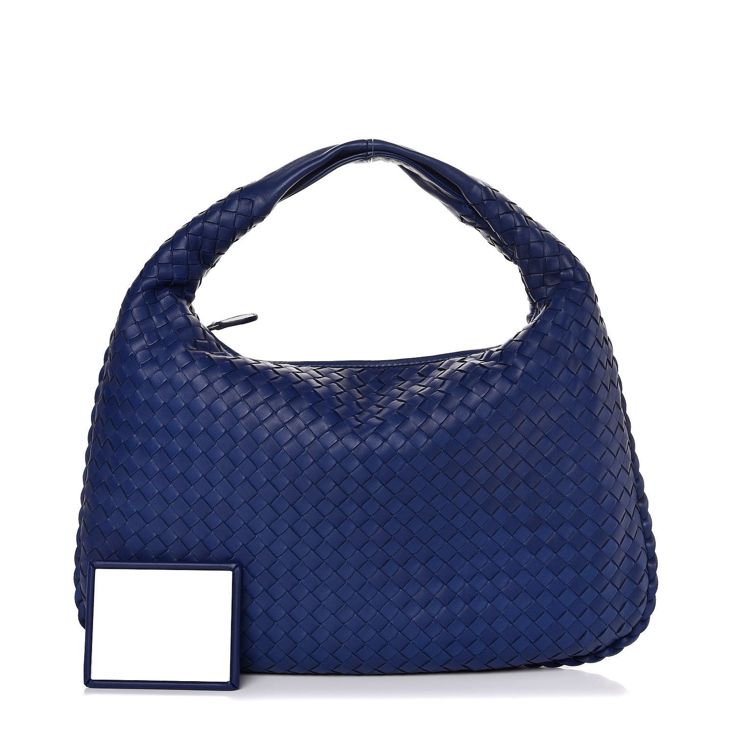 Nappa Intrecciato Medium Veneta Hobo Sapphire