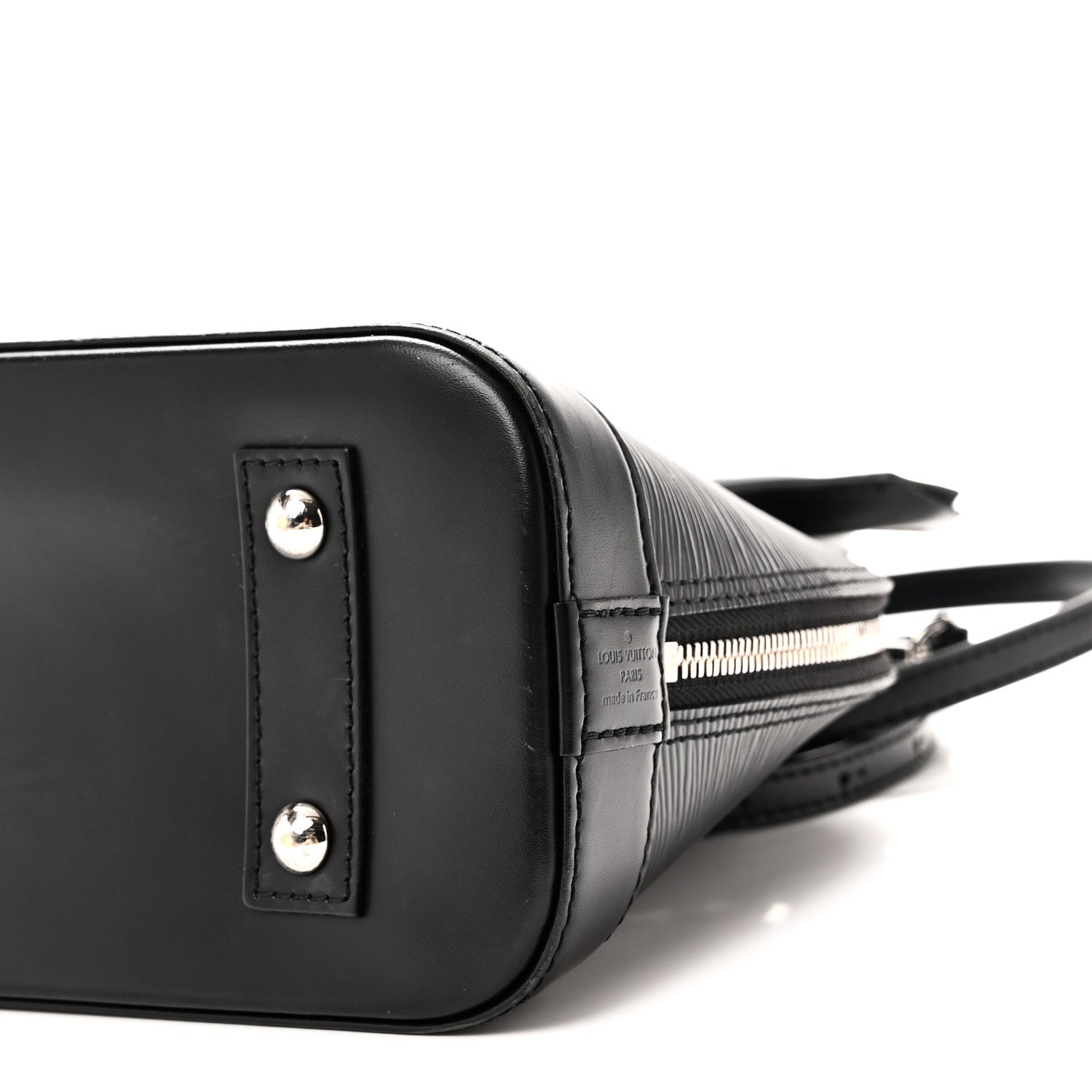 Louis Vuitton Epi Alma BB Black Black 9 of 11