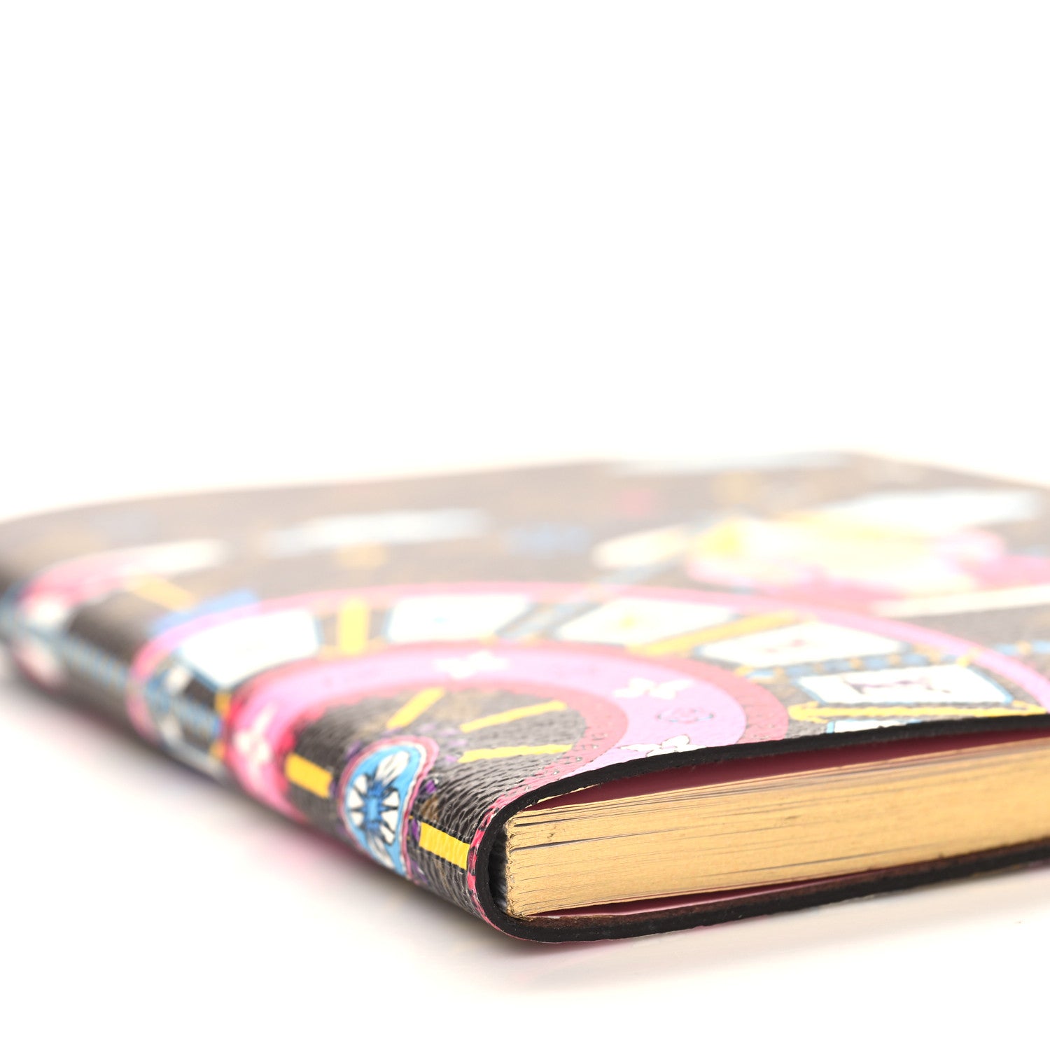 Louis Vuitton Monogram 2020 Christmas Animation Big Wheel Notebook MM Rose Ballerine 9 of 10