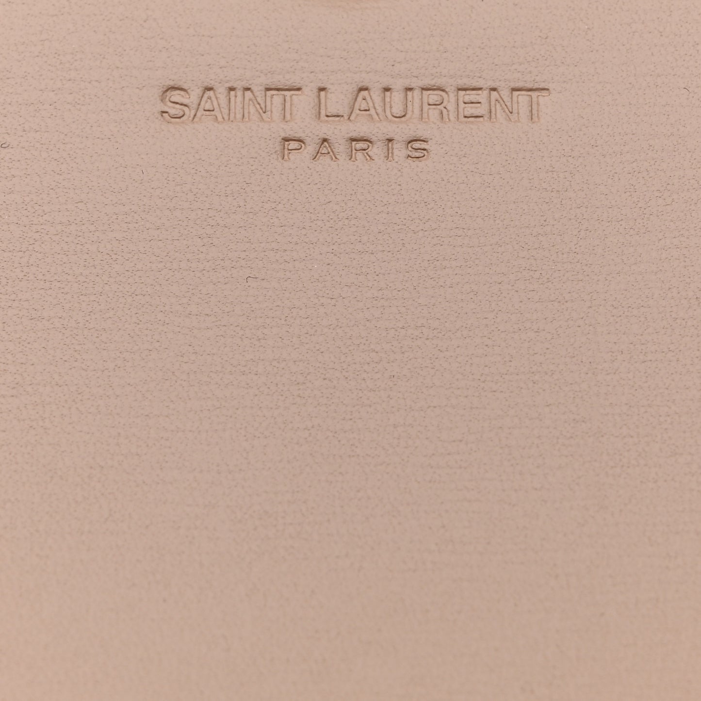 Calfskin Fragments Flap Wallet Dark Beige
