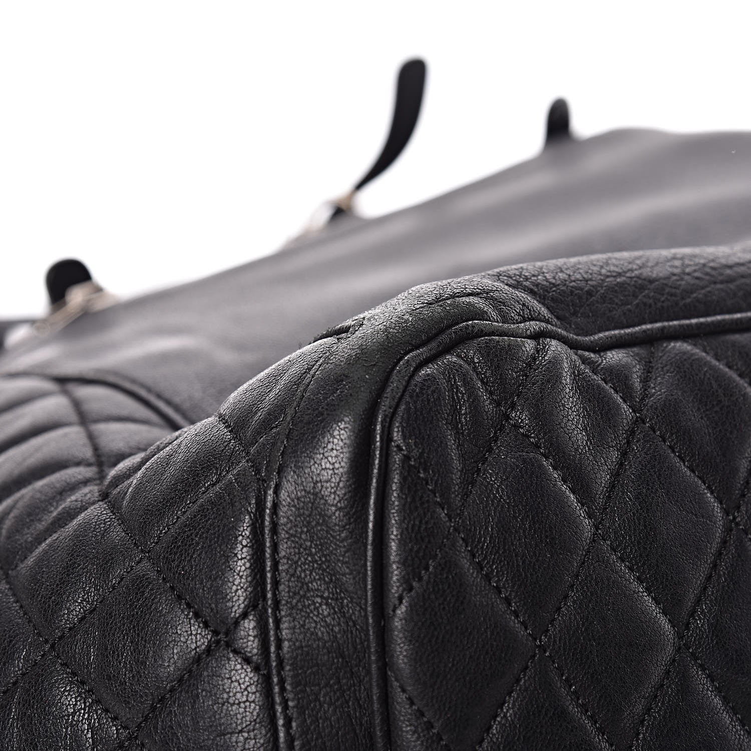 Jimmy Choo Lambskin Chain Embellished Blare Tote Black 8 of 15