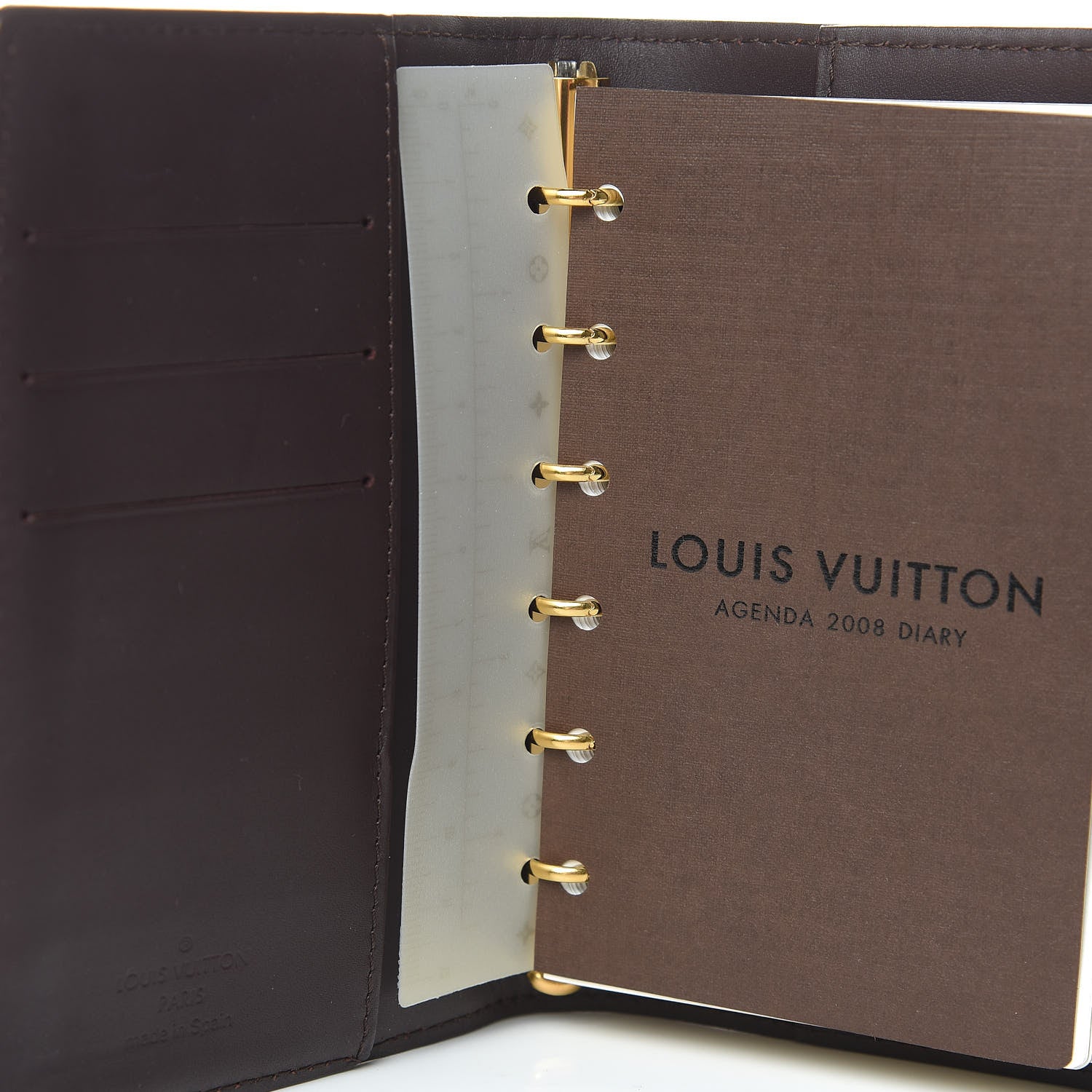 Louis Vuitton Vernis Small Ring Agenda Cover Amarante 7 of 8
