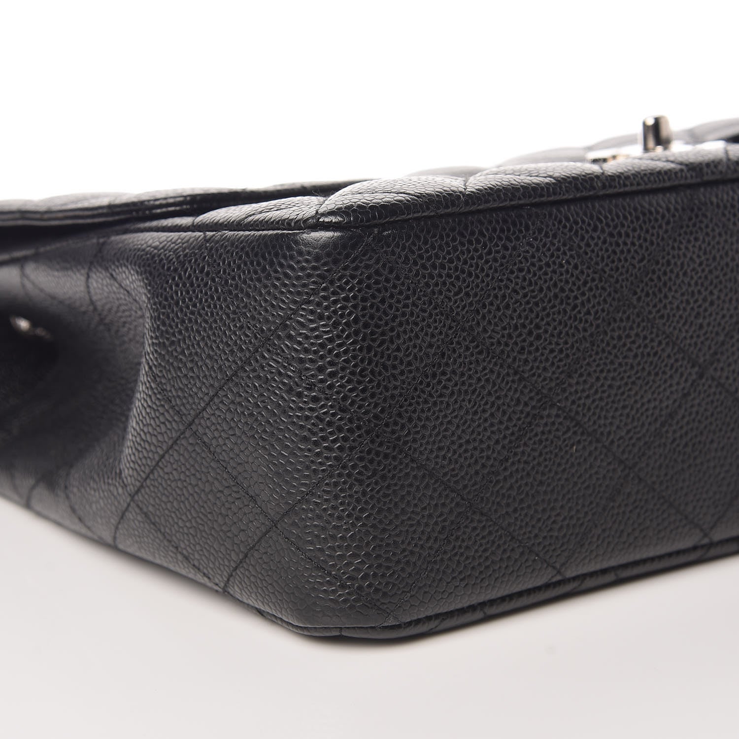 Chanel Caviar Quilted Jumbo Single Flap Black 5 of 16