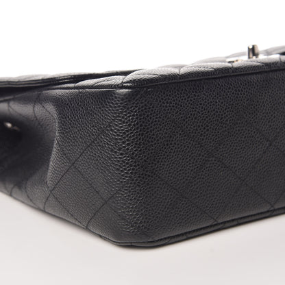 Chanel Caviar Quilted Jumbo Single Flap Black 5 of 16