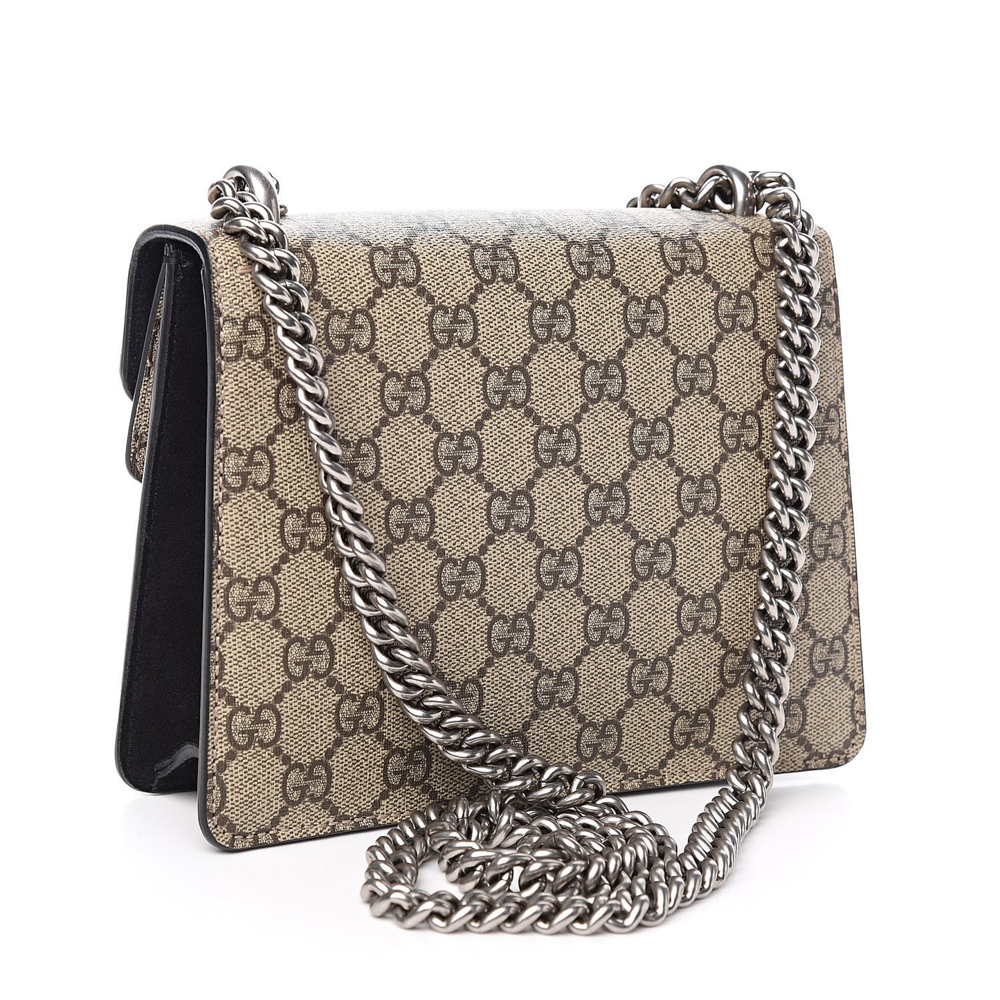 GG Supreme Monogram Mini Dionysus Shoulder Bag Black