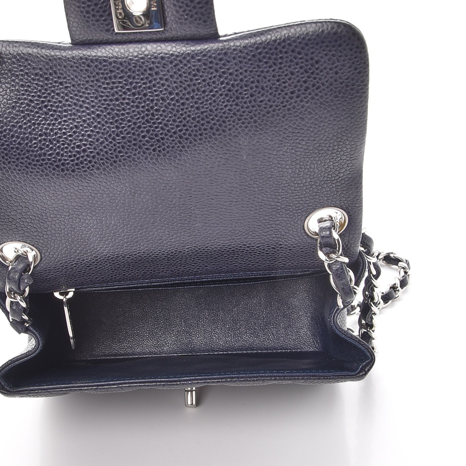 Chanel Caviar Quilted Mini Square Flap Navy 5 of 8