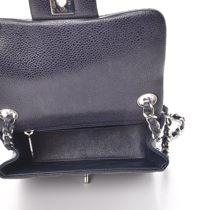 Chanel Caviar Quilted Mini Square Flap Navy 5 of 8