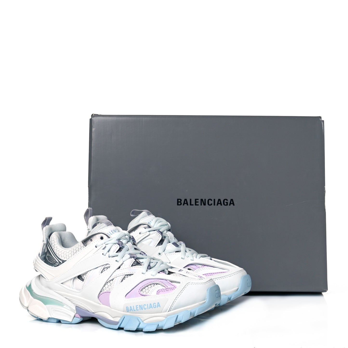 Mesh Nylon Womens Track Sneakers 37 White Pastel