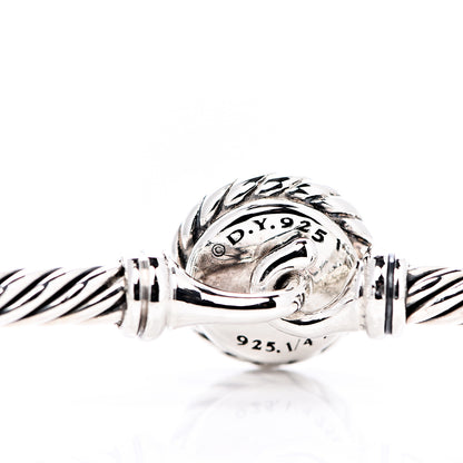 David Yurman Sterling Silver 18K Yellow Gold 3mm Chatelaine Bracelet 4 of 5