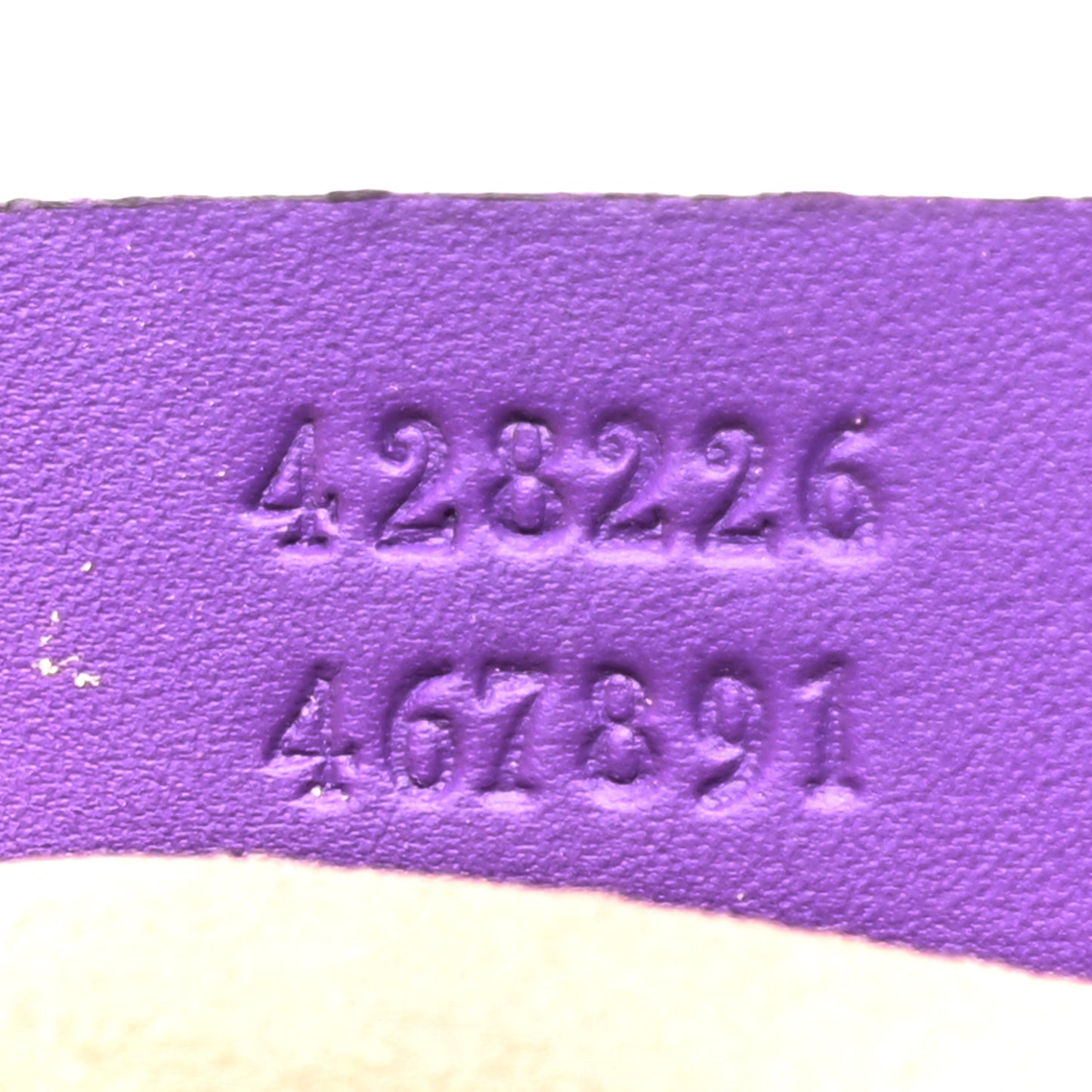 Guccissima Linea A Foldover Tote Purple