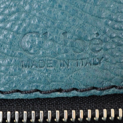 Chloe Leather Edith Satchel Green 8 of 9