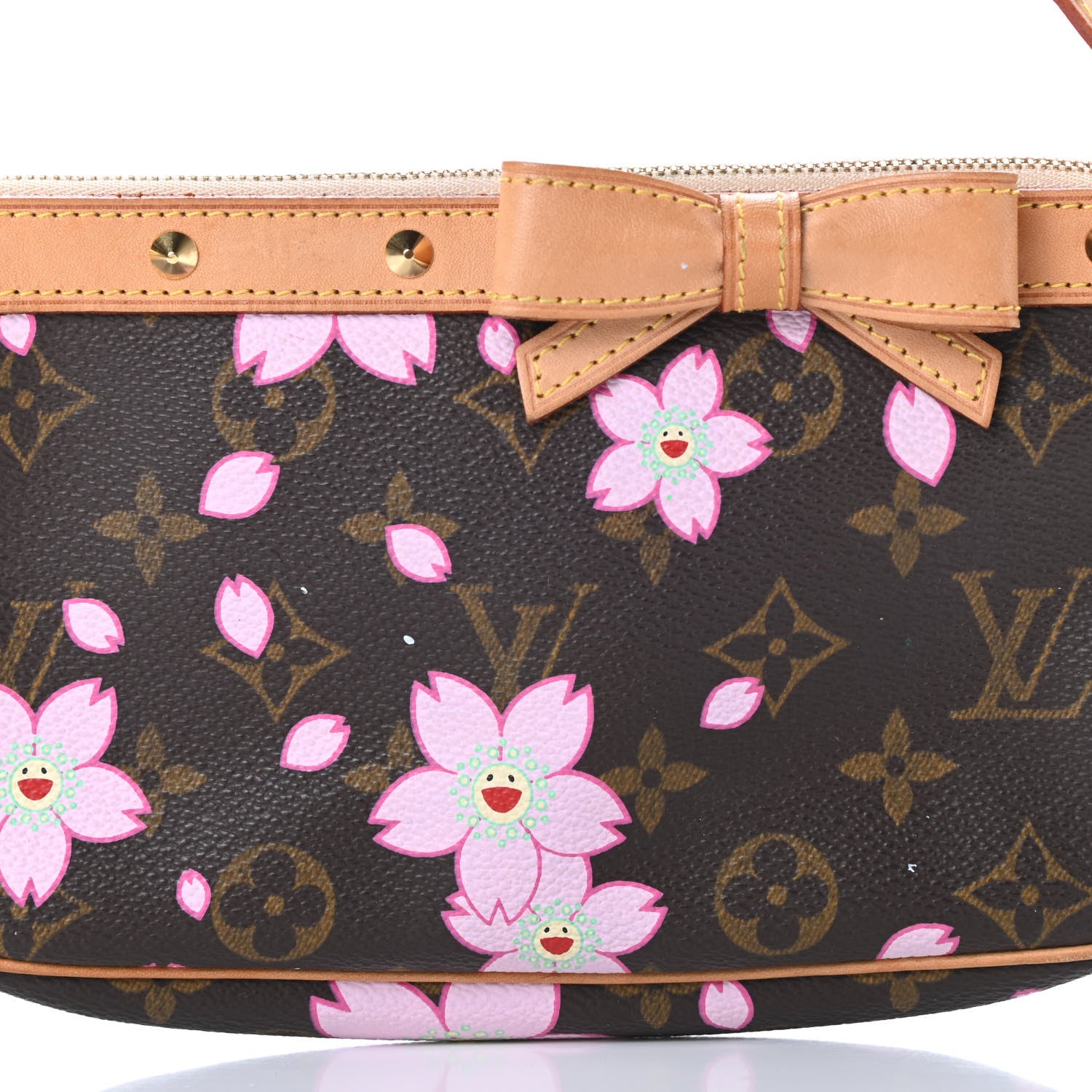 Louis Vuitton Monogram Cherry Blossom Pochette Accessories Brown 8 of 14